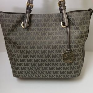 Michael Kors Signature Monogram Tote Bag